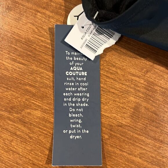 NWT Aqua Couture bikini top with swim shorts size 2x - Picture 5 of 8